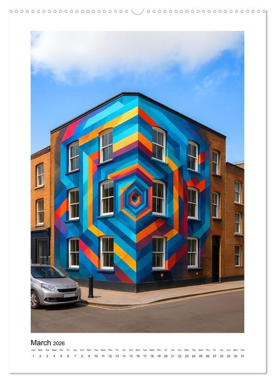Produktbild: Facades tell Stories (Wall Calendar 2026 DIN A2 portrait), CALVENDO 12 Month Wall Calendar