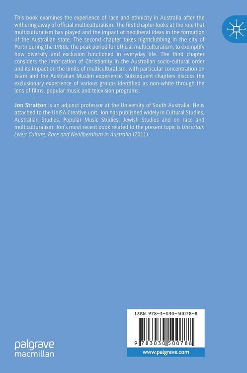 Produktbild: Multiculturalism, Whiteness and Otherness in Australia