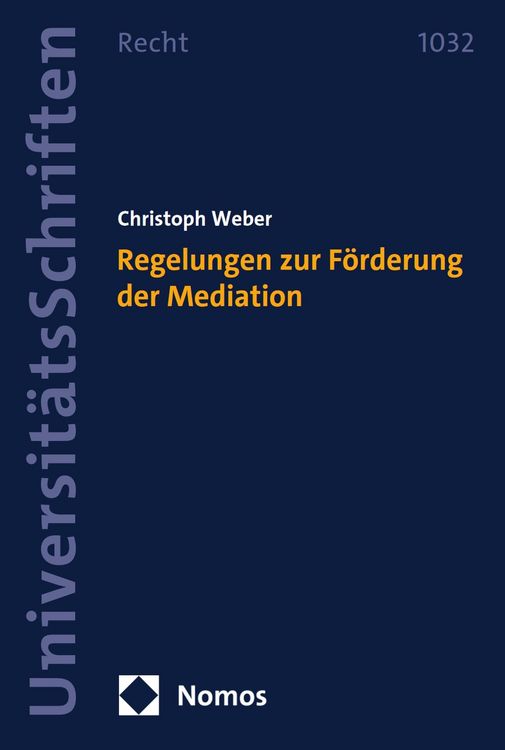 Produktbild: Regelungen zur F&ouml;rderung der Mediation