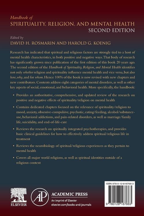 Produktbild: Handbook of Spirituality, Religion, and Mental Health