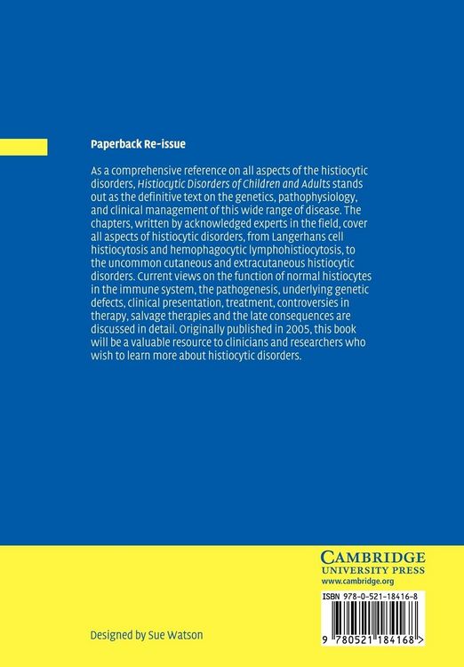 Produktbild: Histiocytic Disorders of Children and Adults