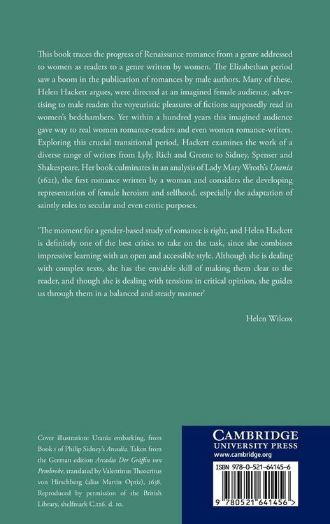 Produktbild: Women and Romance Fiction in the English Renaissance