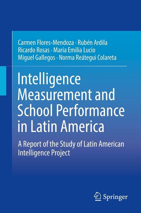 Produktbild: Intelligence Measurement and School Performance in Latin America