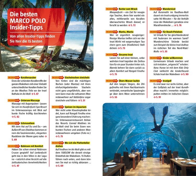 Produktbild: MARCO POLO Reisef&uuml;hrer Malediven