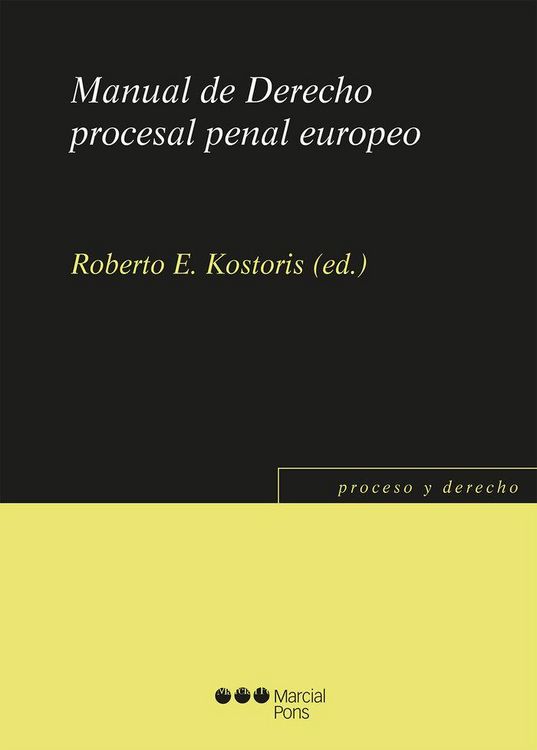 Produktbild: Manual de derecho procesal penal europeo