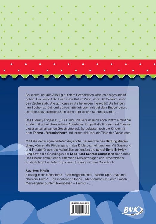 Produktbild: Literacy-Projekt zum Bilderbuch F&uuml;r Hund und Katz ist auch noch Platz