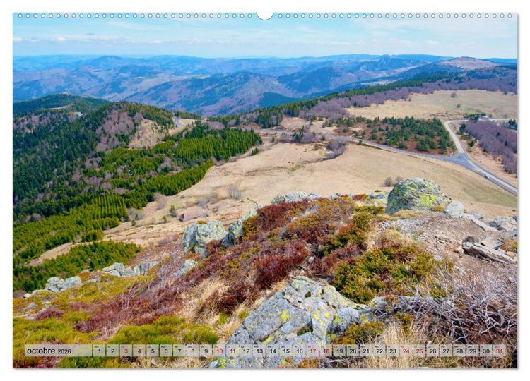 Produktbild: La beaut&eacute; de l'Ard&egrave;che (Calendrier mural 2026 DIN A2 vertical) calendrier de bureau