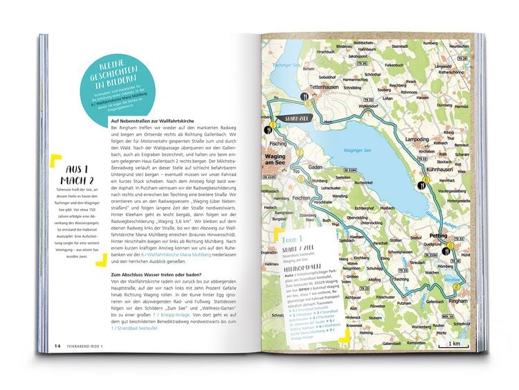 Produktbild: KOMPASS Radvergn&uuml;gen rund um Salzburg & Salzkammergut