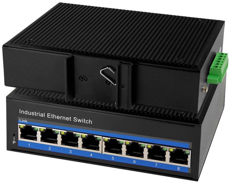 Produktbild: LogiLink NS203 NS203 Industrial Ethernet Switch 8 Port 10 / 100 / 1000MBit/s