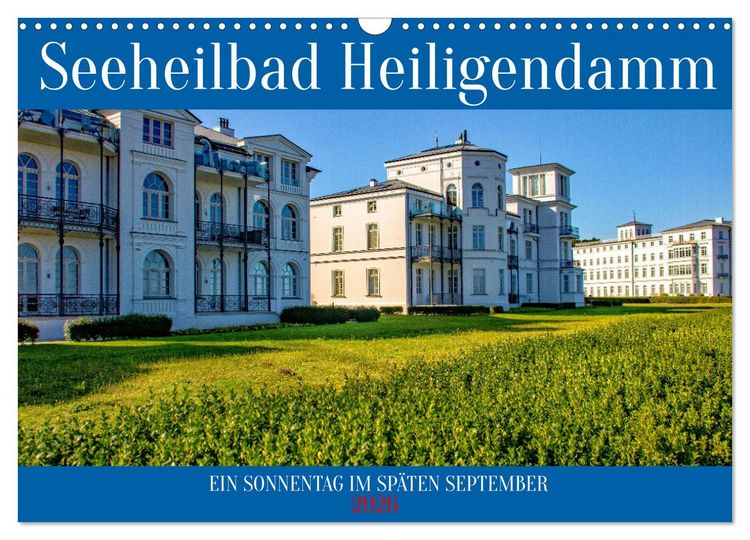 Produktbild: Seeheilbad Heiligendamm (Wandkalender 2026 DIN A3 quer), CALVENDO Monatskalender