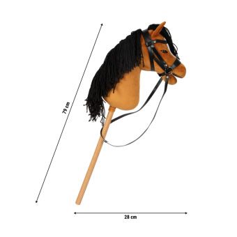 LarDen Hobby Horse - Braun Steckenpferd Samantha mit Martinique