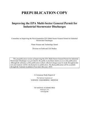Produktbild: Improving the EPA Multi-Sector General Permit for Industrial Stormwater Discharges