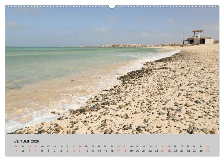 Produktbild: Boa Vista - Perle der Kapverden (hochwertiger Premium Wandkalender 2026 DIN A2 quer), Kunstdruck in Hochglanz