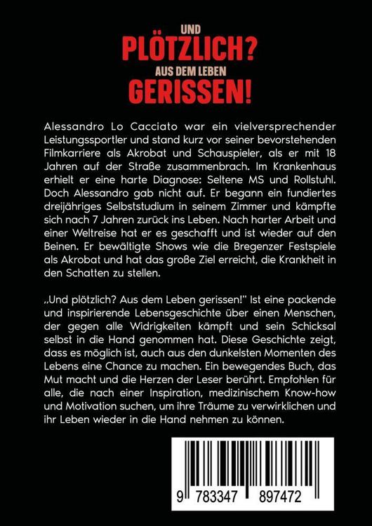 Produktbild: Lebensgeschichte - Und pl&ouml;tzlich? aus dem Leben gerissen!