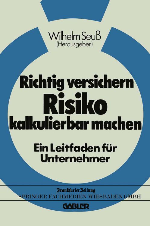 Produktbild: Richtig versichern &mdash; Risiko kalkulierbar machen