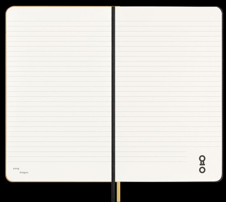 Produktbild: Moleskine Das Jahr des Drachen Notizbuch (Ahn Soo Sang), Large/A5, Liniert, Fester Einband