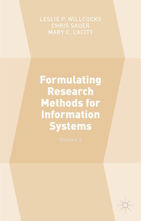 Produktbild: Formulating Research Methods for Information Systems