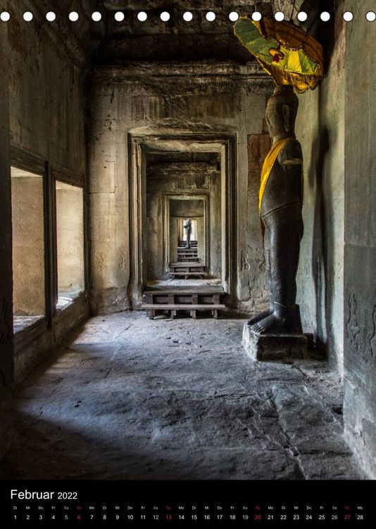 Produktbild: Kambodscha - K&ouml;nigreich der Tempel (Tischkalender 2022 DIN A5 hoch)