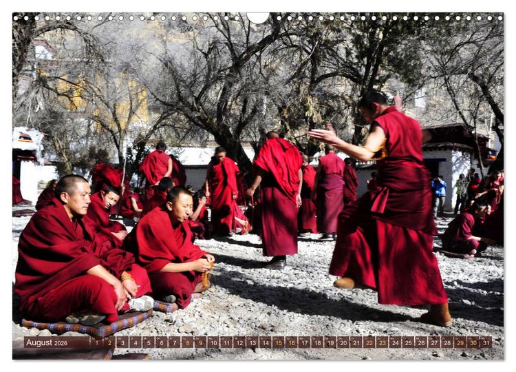 Produktbild: Tibet bewegt (Wandkalender 2026 DIN A3 quer), CALVENDO Monatskalender