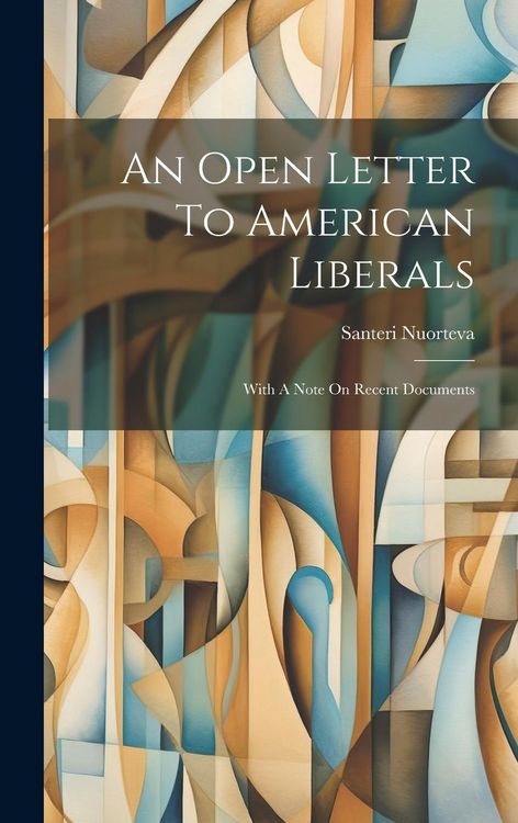 Produktbild: An Open Letter To American Liberals