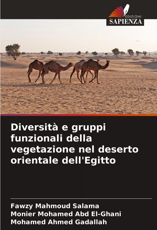 Produktbild: Diversit&agrave; e gruppi funzionali della vegetazione nel deserto orientale dell'Egitto