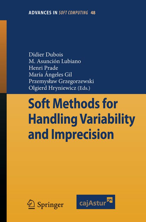 Produktbild: Soft Methods for Handling Variability and Imprecision