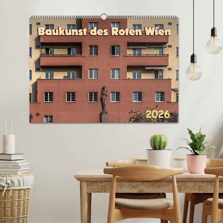 Produktbild: Baukunst des Roten Wien (Wandkalender 2026 DIN A2 quer), CALVENDO Monatskalender
