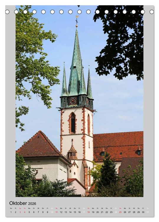 Produktbild: Durlach (Tischkalender 2026 DIN A5 hoch), CALVENDO Monatskalender