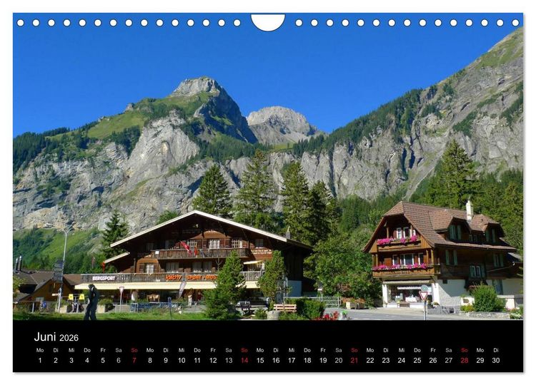 Produktbild: Die Welt der Berge (Wandkalender 2026 DIN A4 quer), CALVENDO Monatskalender