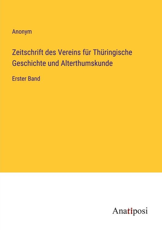 Produktbild: Zeitschrift des Vereins f&uuml;r Th&uuml;ringische Geschichte und Alterthumskunde