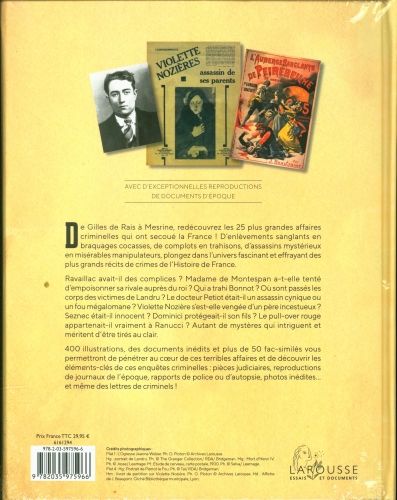 Produktbild: Les grandes affaires criminelles