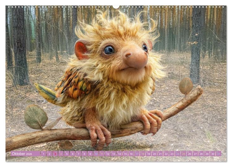 Produktbild: Humorvolle tierische Sch&ouml;pfungen - Hybridtiere (hochwertiger Premium Wandkalender 2026 DIN A2 quer), Kunstdruck in Hochglanz