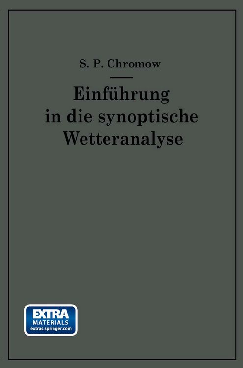 Produktbild: Einf&uuml;hrung in die synoptische Wetteranalyse