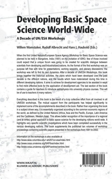 Produktbild: Developing Basic Space Science World-Wide