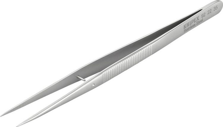 Produktbild: Knipex 92 22 35 Pr&auml;zisionspinzette Spitz 155 mm