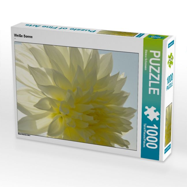 Produktbild: CALVENDO Puzzle Wei&szlig;e Sonne | 1000 Teile Lege-Gr&ouml;&szlig;e 64x48cm Foto-Puzzle f&uuml;r gl&uuml;ckliche Stunden