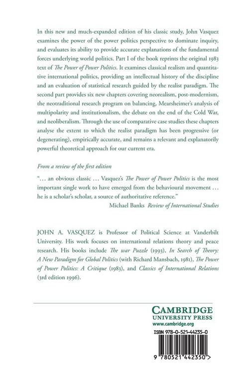 Produktbild: The Power of Power Politics