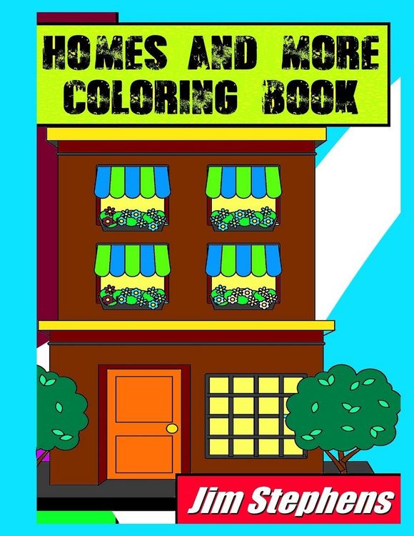 Produktbild: Homes and More Coloring Book