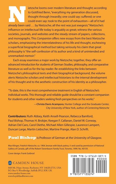 Produktbild: A Companion to Friedrich Nietzsche