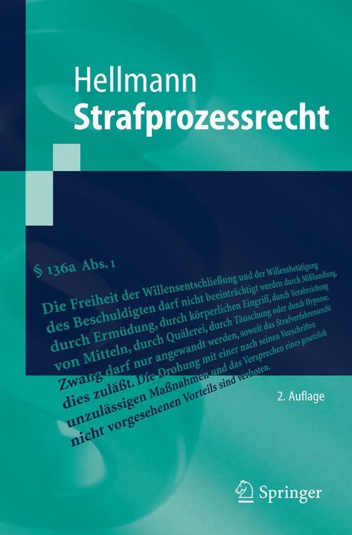 Produktbild: Strafprozessrecht