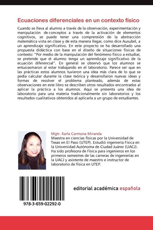 Produktbild: Ecuaciones diferenciales en un contexto f&iacute;sico