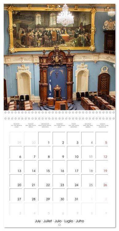 Produktbild: Qu&eacute;bec (Calendrier mural carr&eacute; 2026 30x30 cm) Calendrier double avec une page pour vos prises de notes