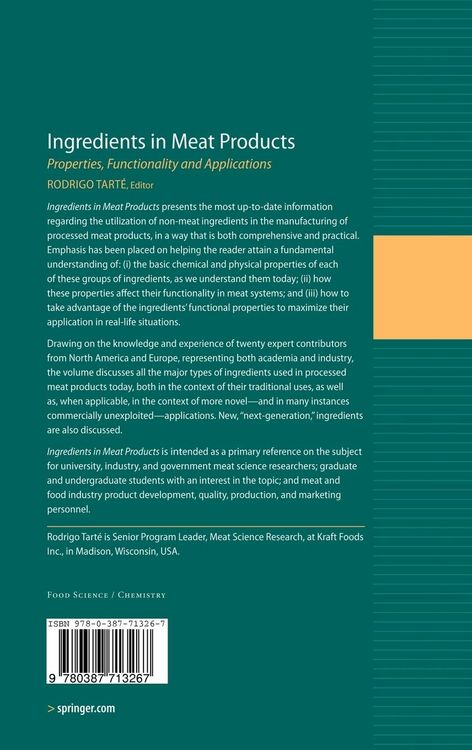 Produktbild: Ingredients in Meat Products