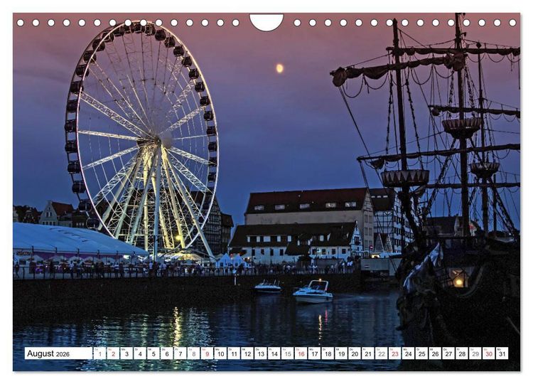 Produktbild: Danzig - Eine historische Sch&ouml;nheit (Wandkalender 2026 DIN A4 quer), CALVENDO Monatskalender
