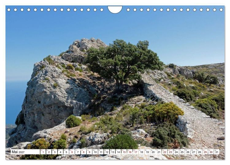 Produktbild: Mallorca GR 221. Weitwandern durch die Serra de Tramuntana (Wandkalender 2027 DIN A4 quer), CALVENDO Monatskalender