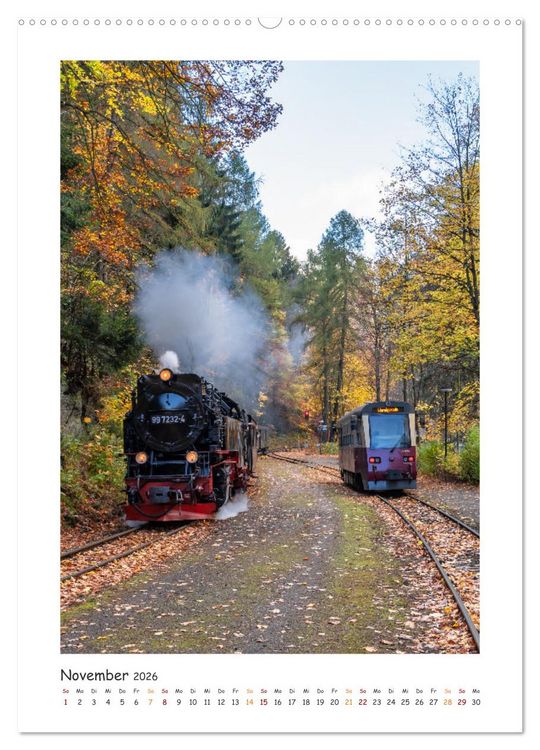 Produktbild: Faszination Museumsbahn (Wandkalender 2026 DIN A2 hoch), CALVENDO Monatskalender