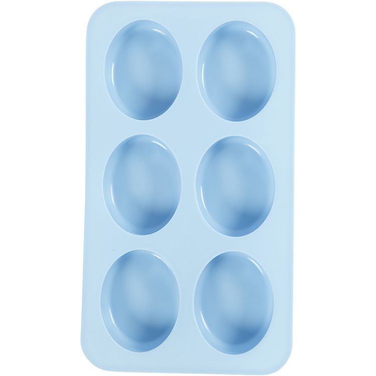 Produktbild: Creativ Company Silikonform, H 2,5 cm, L 28 cm, B 16 cm, Lochgr&ouml;&szlig;e 78x61 mm, 100 ml, 1 Stk