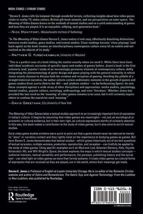 Produktbild: The Meaning of Video Games