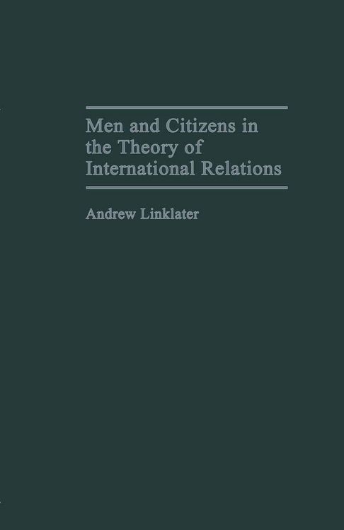 Produktbild: Men and Citizens in the Theory of International Relations