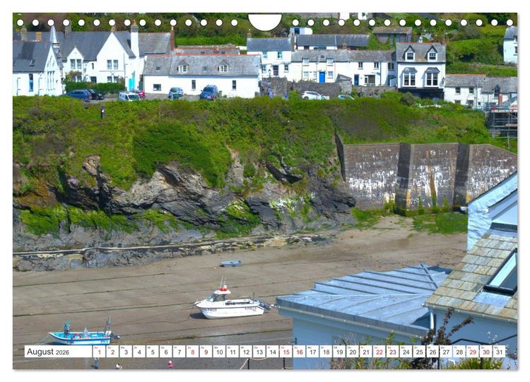 Produktbild: Port Isaac, Heimat der Fishermen`s Friends (Wandkalender 2026 DIN A4 quer), CALVENDO Monatskalender